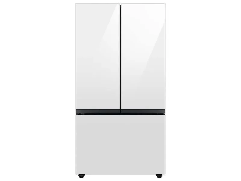 Samsung RF24BB620012AA Bespoke 3-Door French Door Refrigerator (24 cu. ft.) with AutoFill Water Pitcher in White Glass