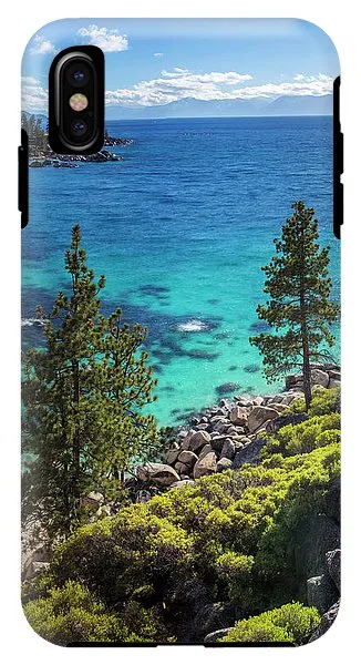 Sand Harbor Lookout By Brad Scott - Square - Phone Case