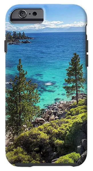 Sand Harbor Lookout By Brad Scott - Square - Phone Case