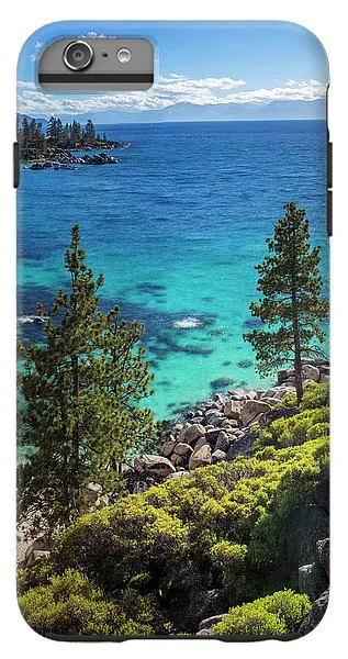 Sand Harbor Lookout By Brad Scott - Square - Phone Case