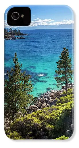 Sand Harbor Lookout By Brad Scott - Square - Phone Case