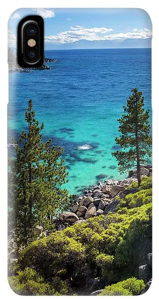 Sand Harbor Lookout By Brad Scott - Square - Phone Case