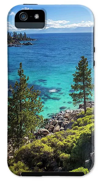 Sand Harbor Lookout By Brad Scott - Square - Phone Case