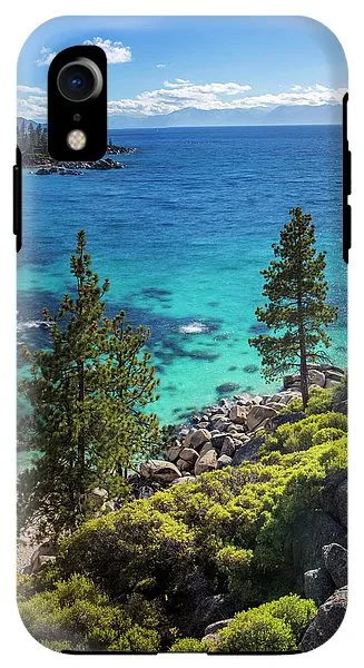 Sand Harbor Lookout By Brad Scott - Square - Phone Case