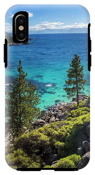 Sand Harbor Lookout By Brad Scott - Square - Phone Case