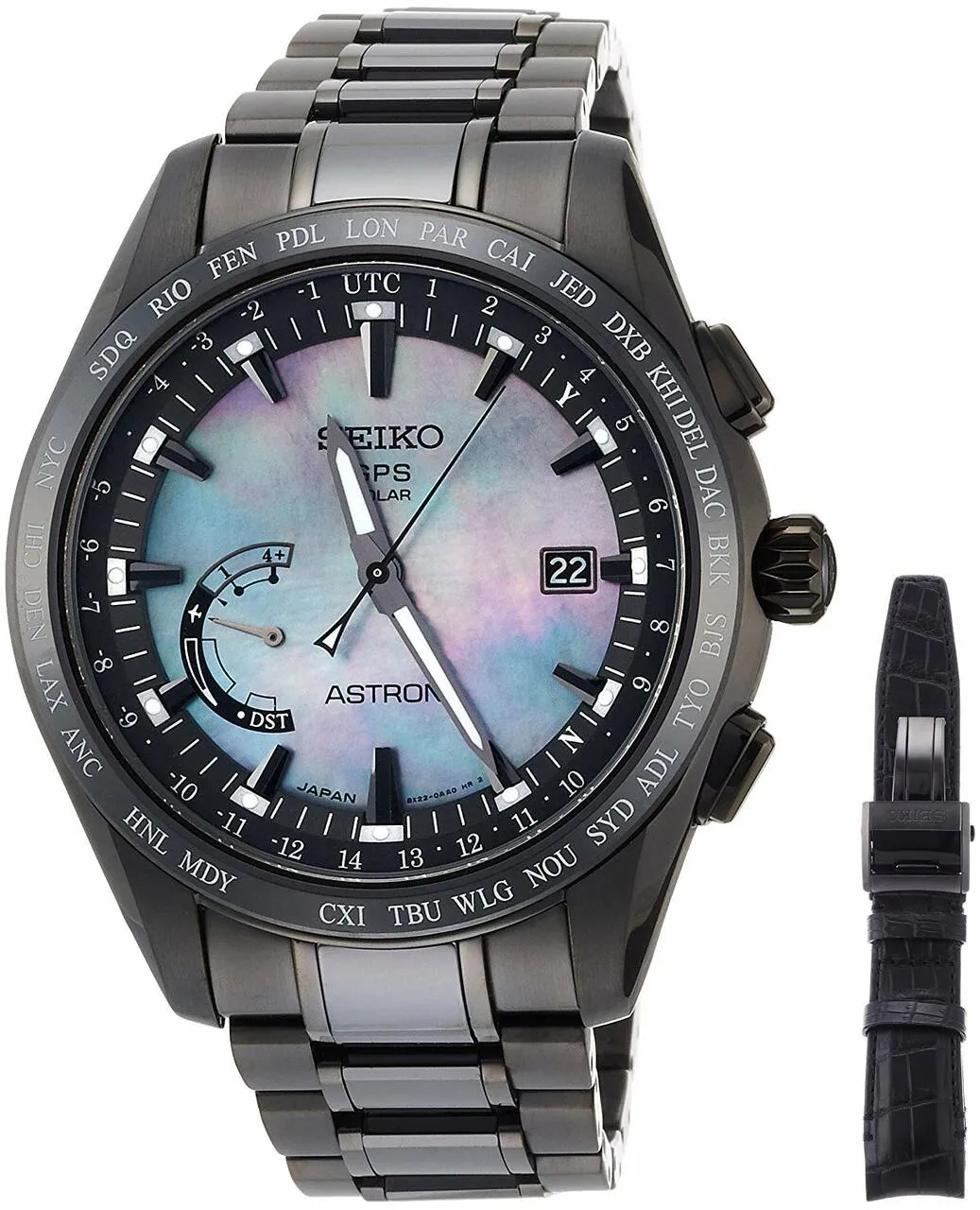 Seiko Astron GPS Solar Power Baselworld Titanium Limited Men's Watch SSE091J