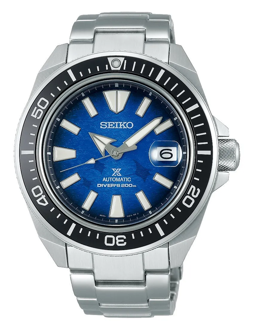 Seiko SRPE33K1 Prospex Diver Save the Ocean Automatic Watch