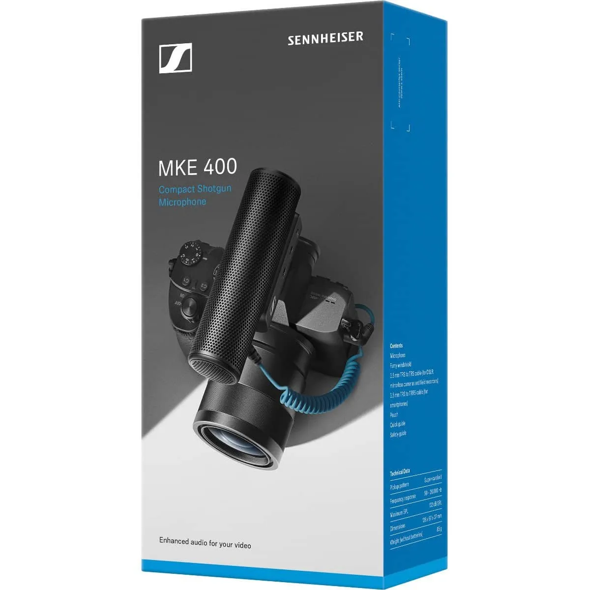 Sennheiser MKE 400 Camera-Mount Shotgun Microphone