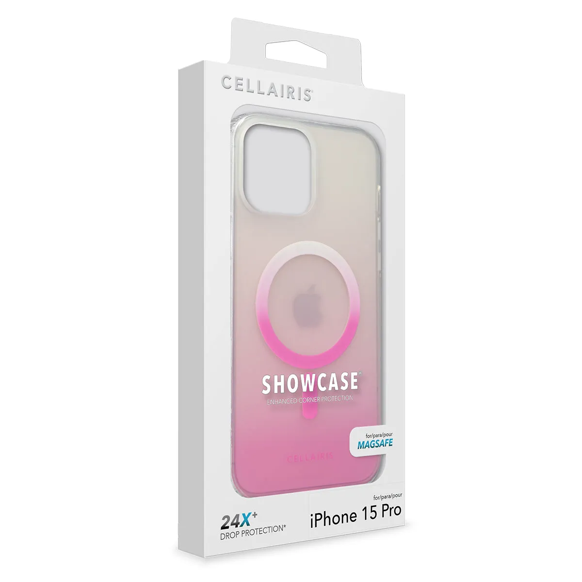 Showcase Ombre - iPhone 15 Pro Pink w/ MagSafe Case