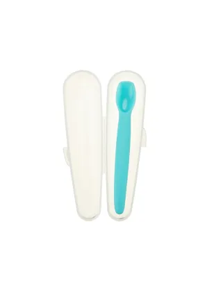 Silicone Baby Spoon w/travel case