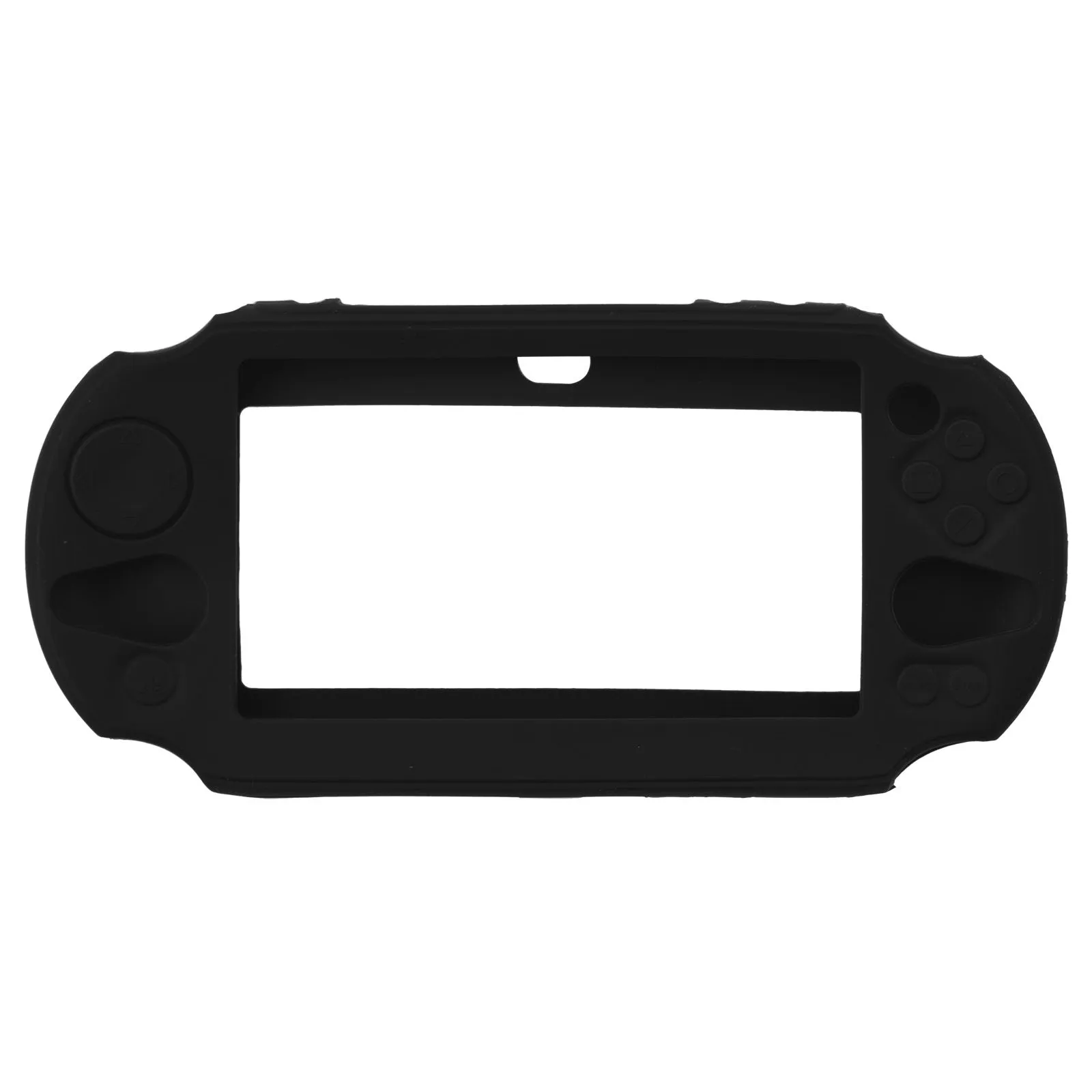 Silicone Rubber Soft Protective Skin Case Cover Black