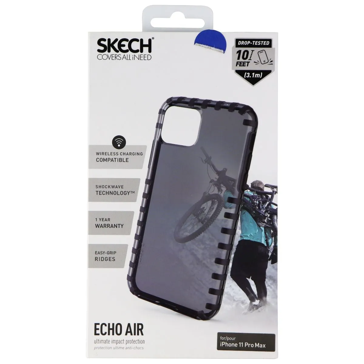 Skech Echo Air Impact Protection Case for iPhone 11 Pro Max - Transparent Onyx