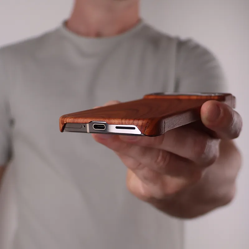 Slim Wood Pixel Case