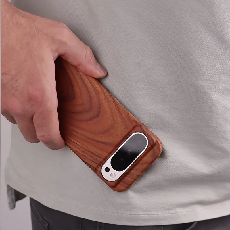 Slim Wood Pixel Case