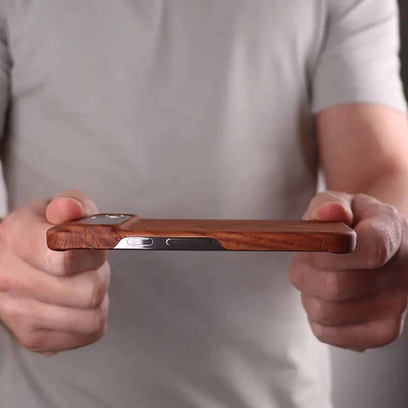 Slim Wood Pixel Case