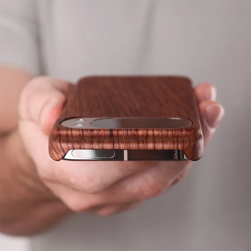 Slim Wood Pixel Case