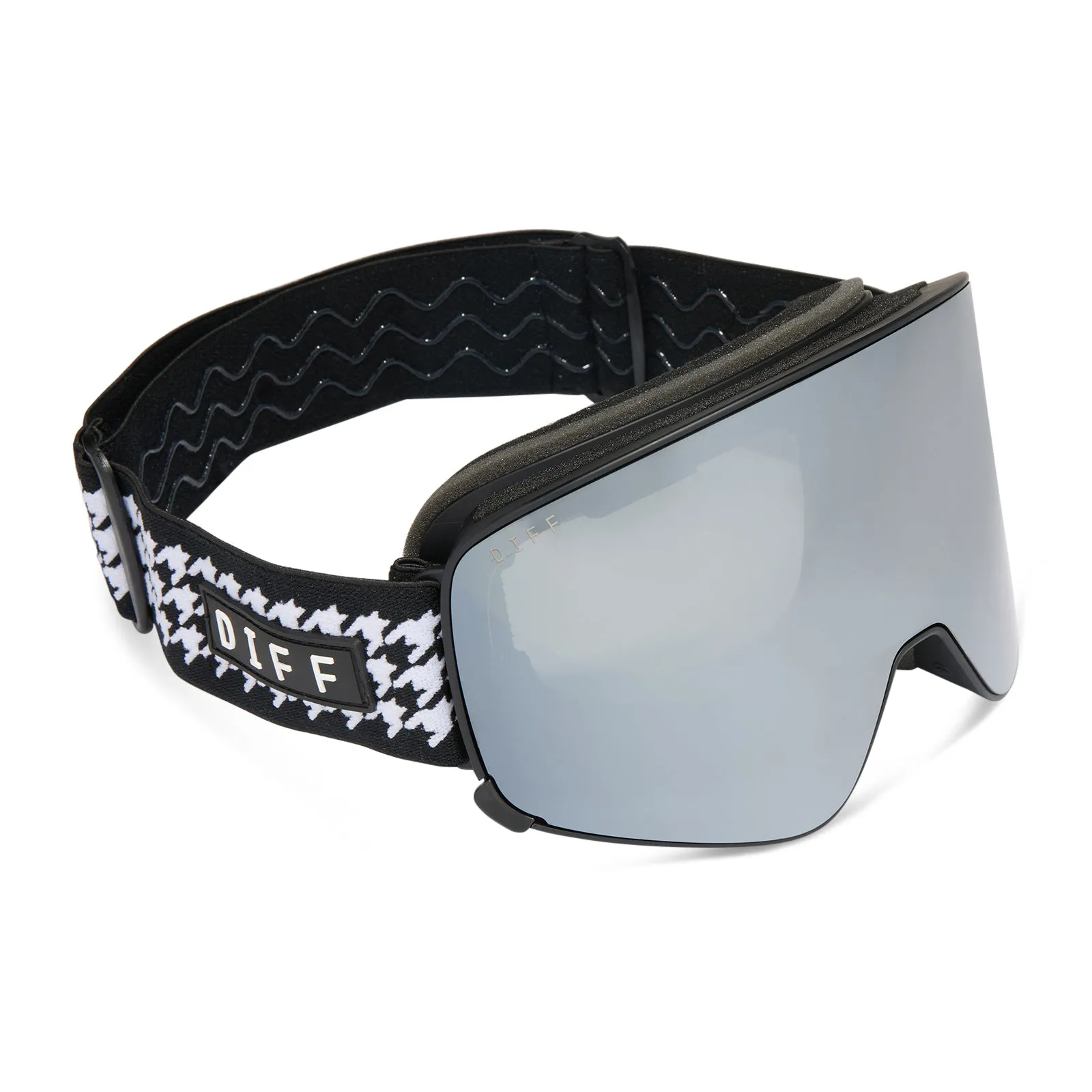 SNOW GOGGLES - FROST   HOUNDSTOOTH   SILVER MIRROR   POLARIZED SUNGLASSES