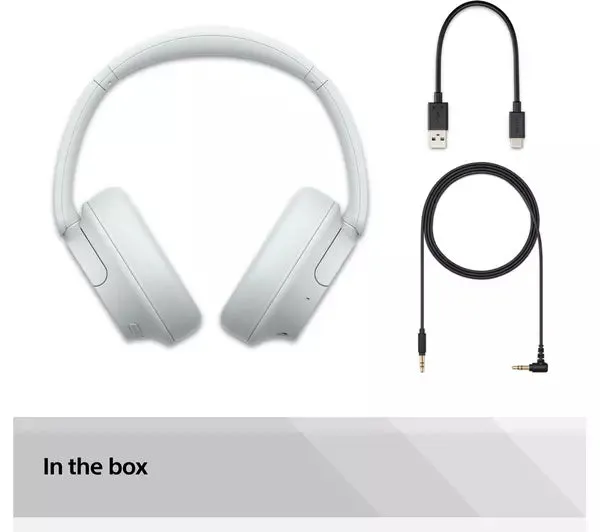 Sony WHCH720NW Wireless Noise Cancelling Headphones White