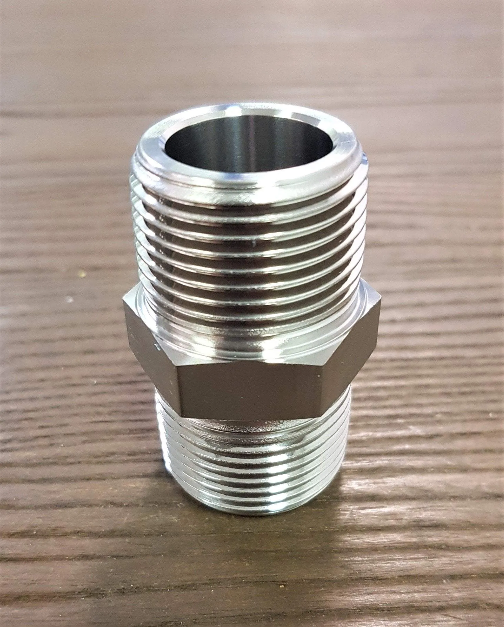 Stainless Steel NPT/BSP 3000lbs Crossover Hex Nipples