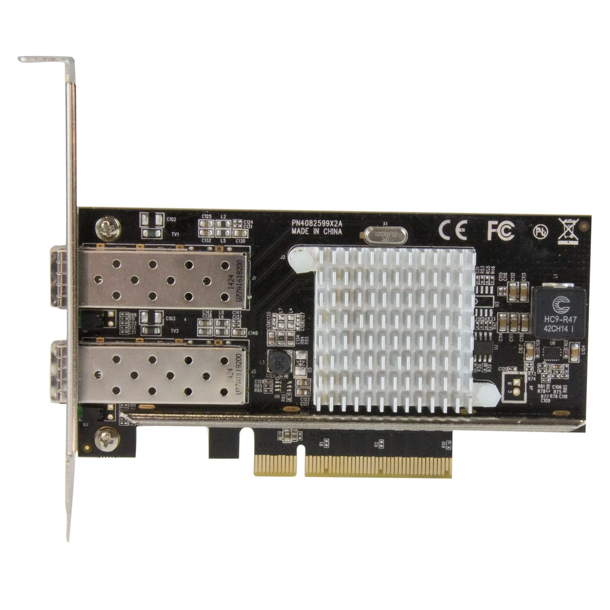 Startech.Com 10G Network Card - 2X 10G Open Sfp  Multimode Lc Fiber Connector - Intel 82599 Chip - Gigabit Ethernet Card