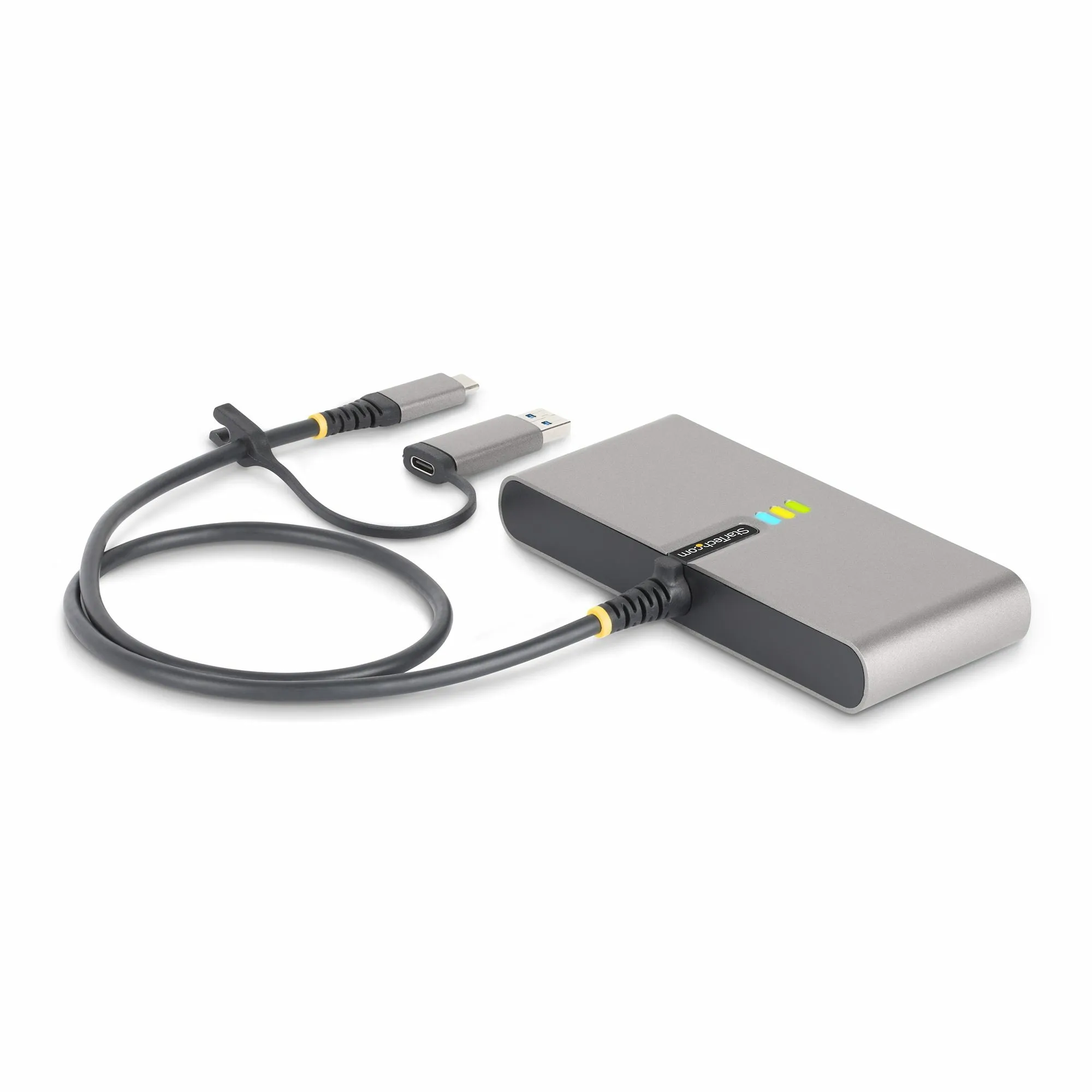 Startech.Com 2-Port Usb-C/Usb-A Hub With Gbe And Rs232 Serial, 2X Usb-A - Hub - 2 Ports