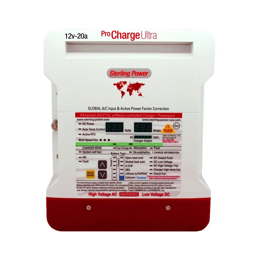 Sterling ProCharge ULTRA Battery Charger - 24V - 30A - 3 Outputs