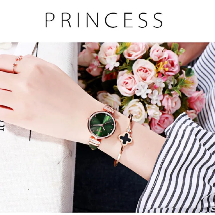 Stylish Ultra-thin Leather Strap Women's Watch