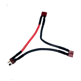 T PLUG MALE TO FEMALE SERIES Y Splitter (1 T PLUG MALE TO 2 T PLUG FEMALE ) |Battery Connector Cable Silicon Wire