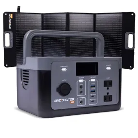 The Grid Doctor 300 Solar Generator System w/ a free 100W Solar Panel