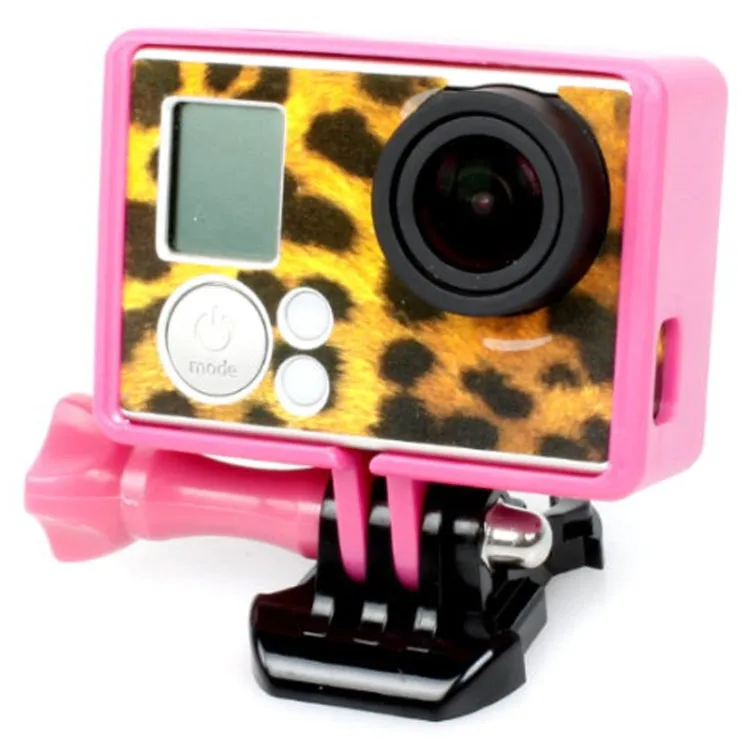 TMC High Quality Tripod Cradle Frame Mount Housing for GoPro HERO4 /3  /3, HR191(Pink)