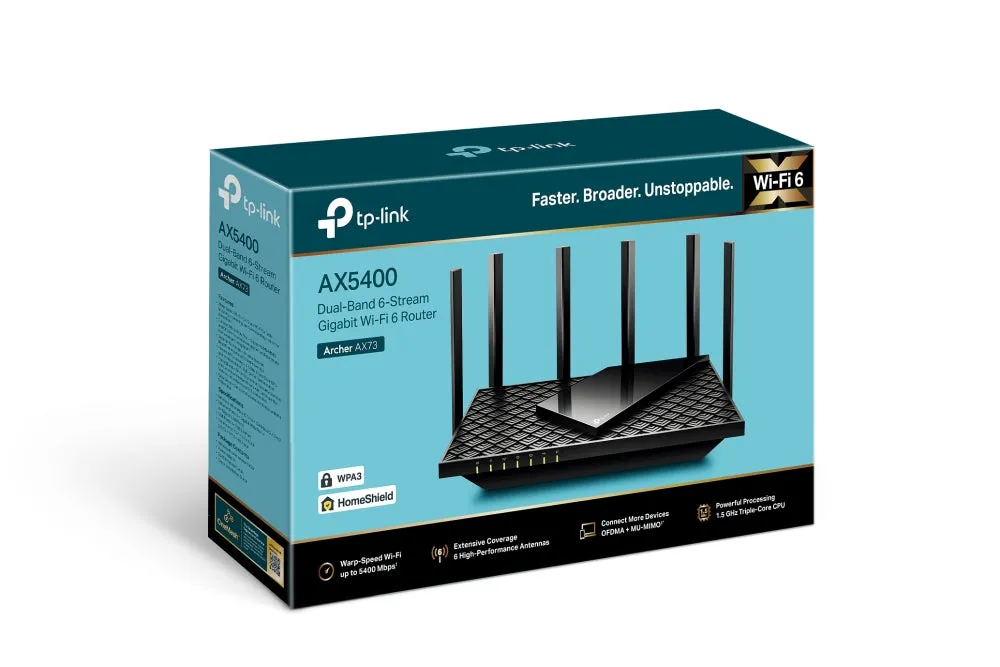 Tp-Link Archer Ax73 V1 - Bis Zu 4804 Mbit/S