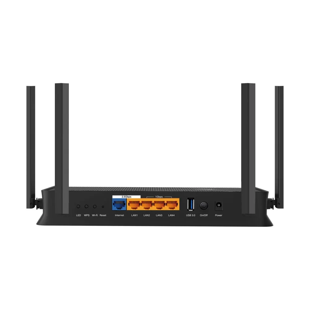 TP-Link Dual Band Wi-Fi 7 Router, 3.6 Gbps, Black