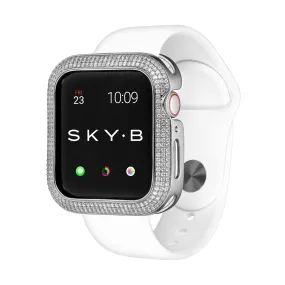 Triple Halo Apple Watch Case Silver