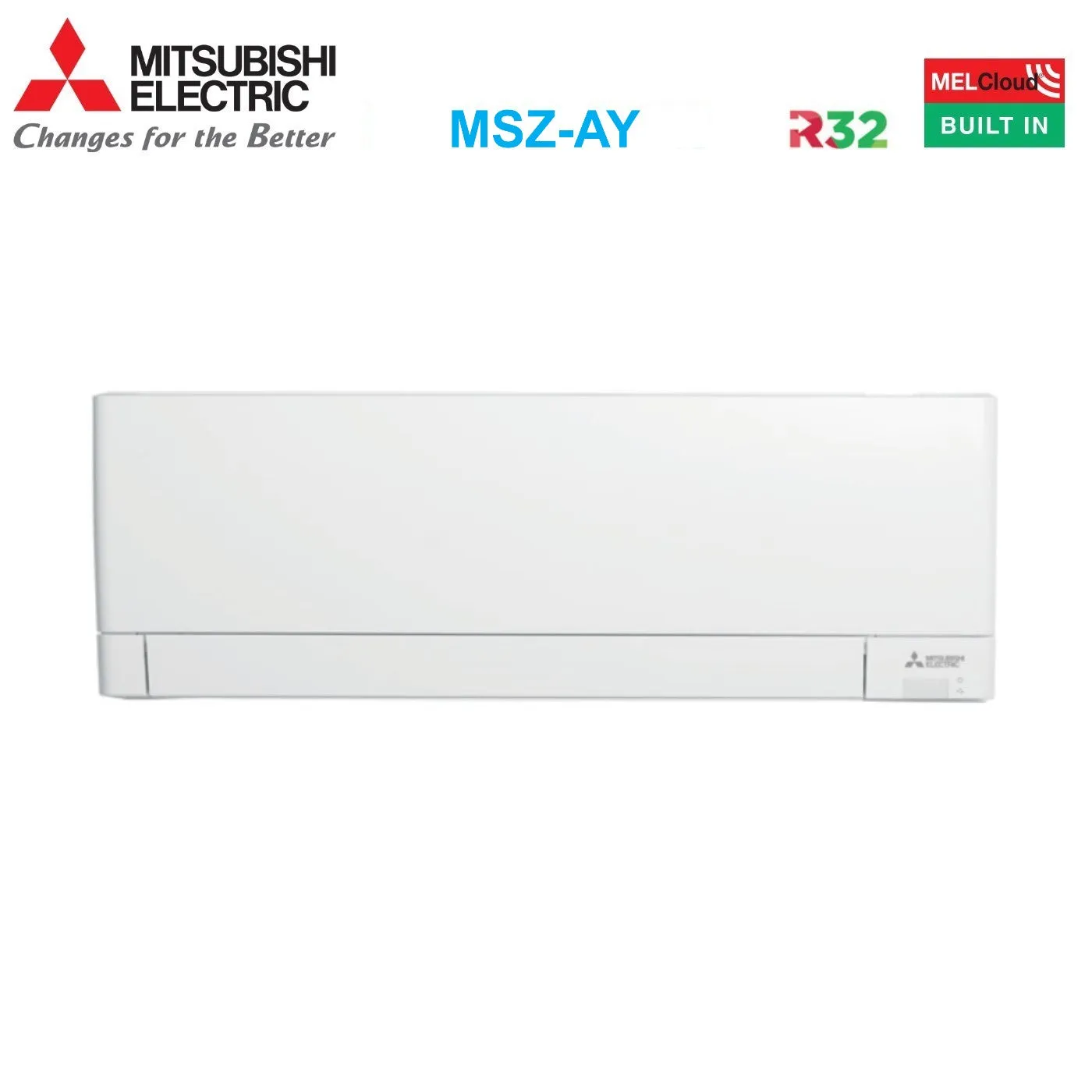 Unità Interna a Parete Mitsubishi Electric Linea Plus serie MSZ-AY 12000 Btu MSZ-AY35VGKP R-32 Wi-Fi Integrato