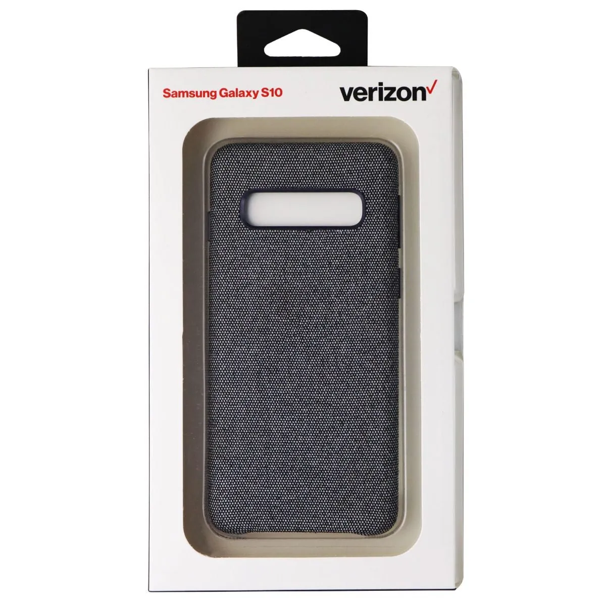 Verizon Fabric Case for Samsung Galaxy S10 Smartphones - Black