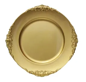 Victorian Charger Gold / Service Plate