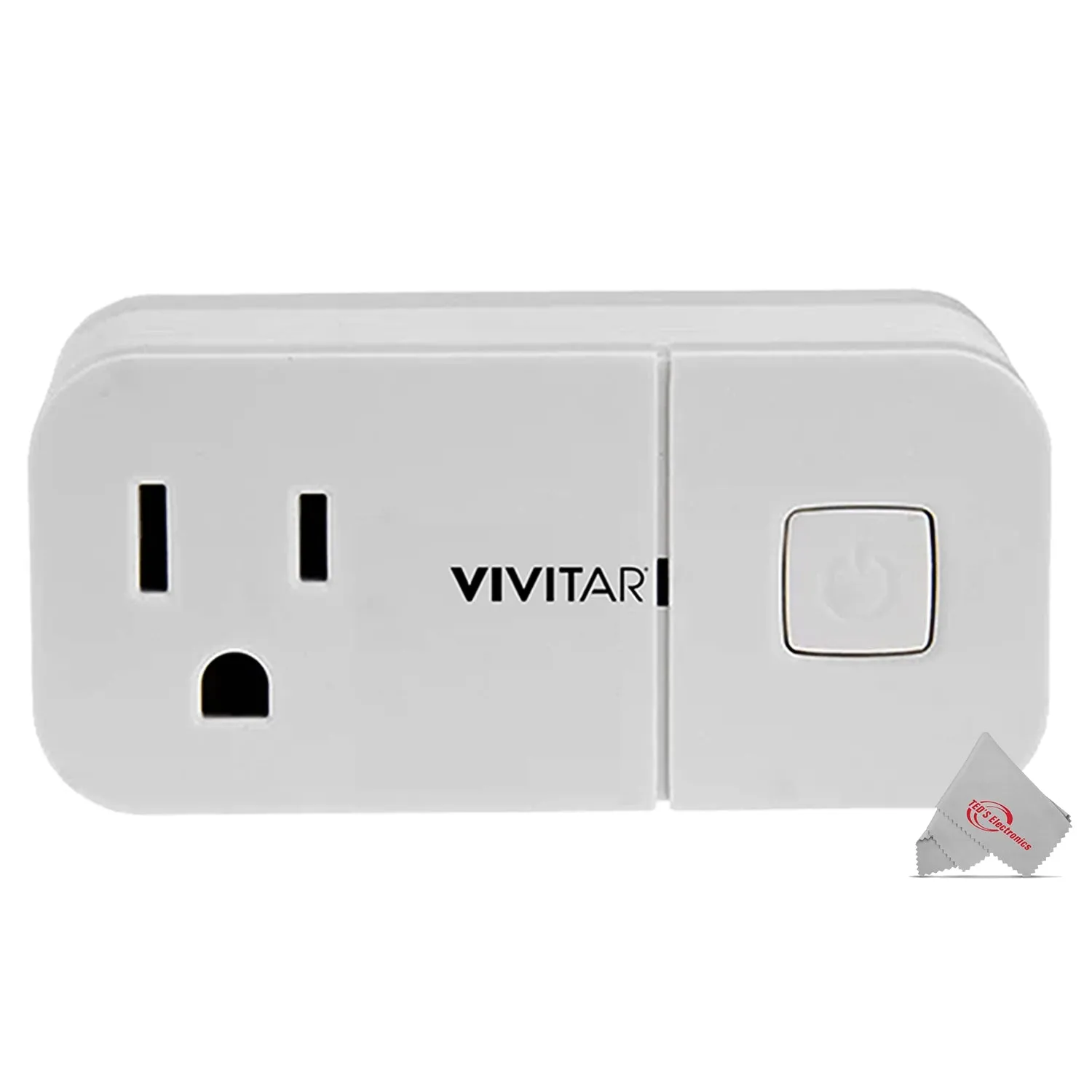 Vivitar Wireless WiFi Smart Plug with USB Port - IOS, Alexa, Android and Google Compatible - 2 Units