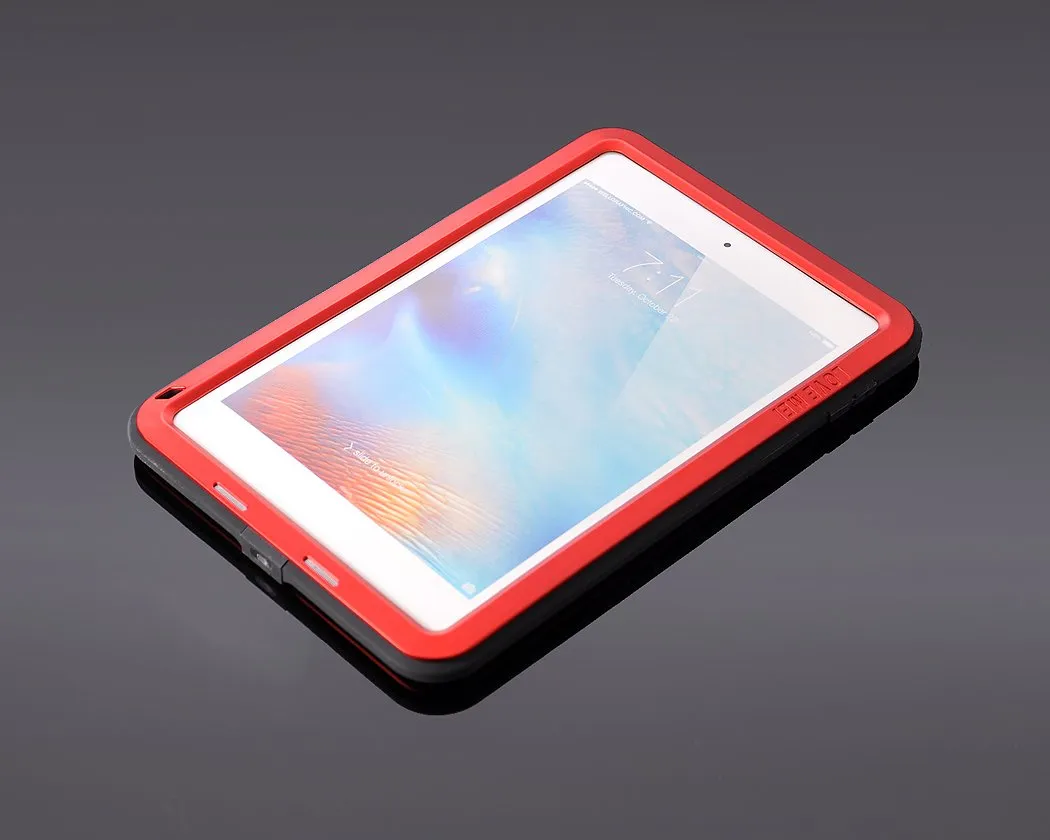 Waterproof Series iPad Mini 4 Metal Case - Red