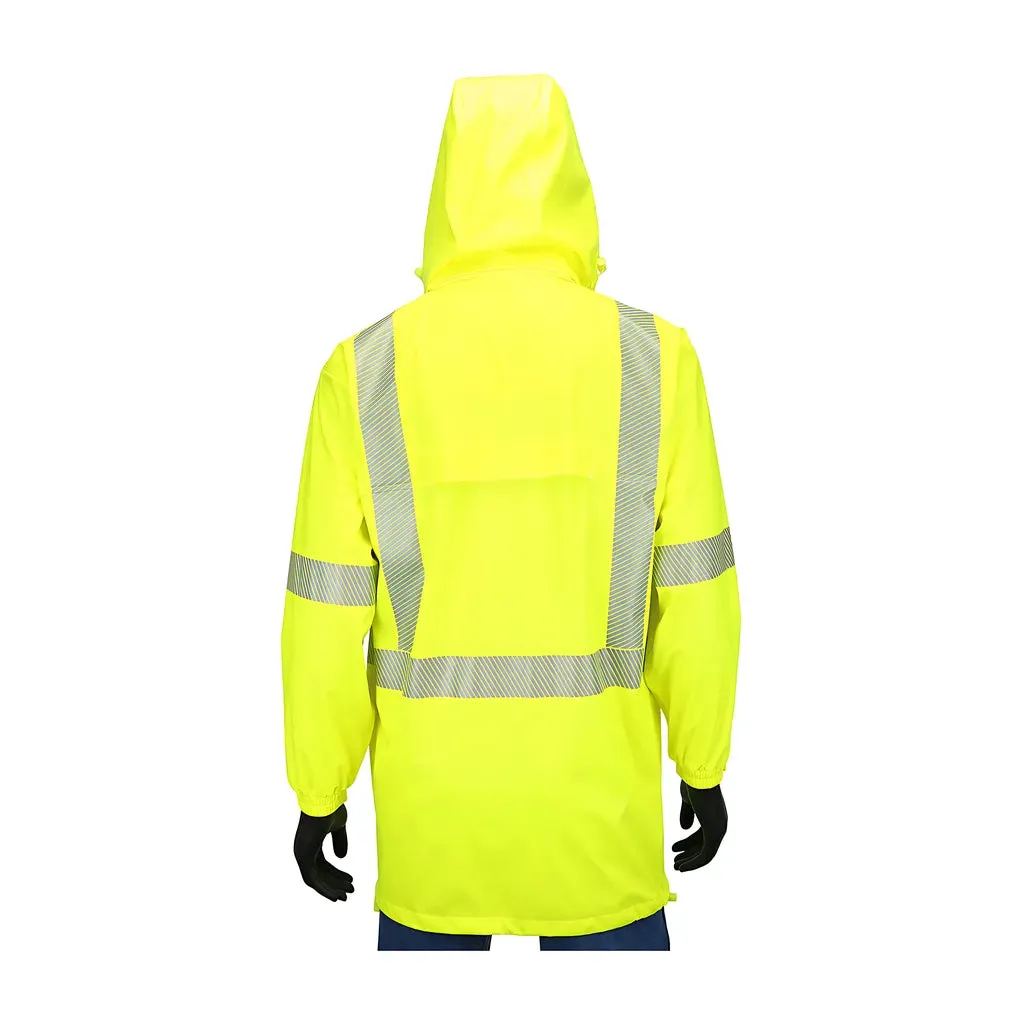 West Chester 4541J/XL Type R Class 3 Waterproof Breathable Rain Jacket