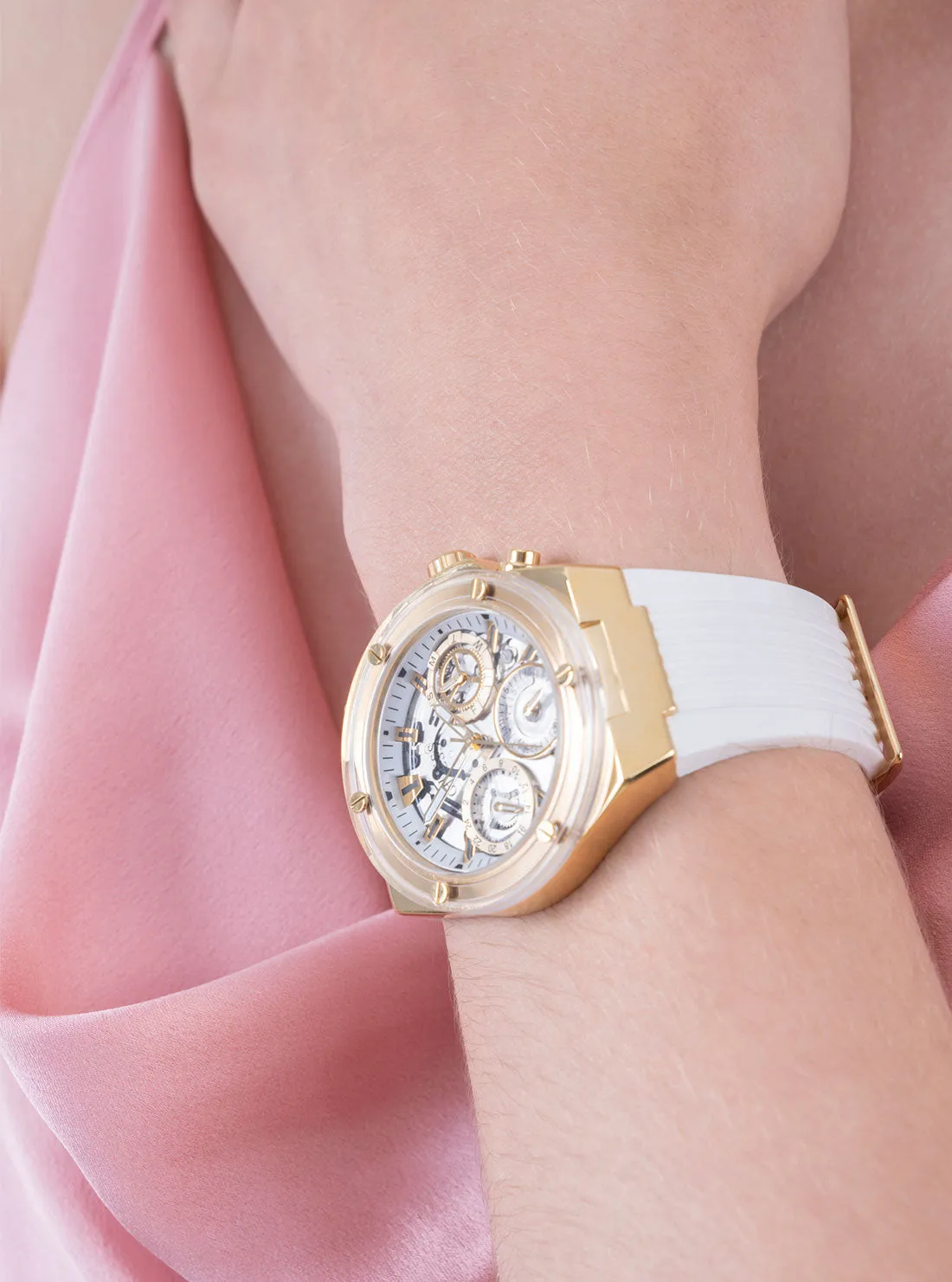 White Gold Athena Watch