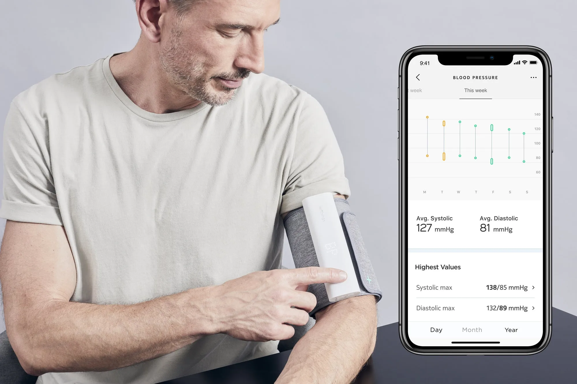 Withings Bpm Connect Wi-Fi Smart Blood Pressure Monitor