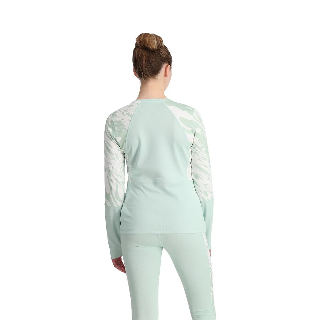 Womens Stretch Charger Crew - Wintergreen