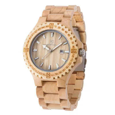 wood watch UWOOD Quartz casual watches for man famous brand wood watch chrismas gift wood watch