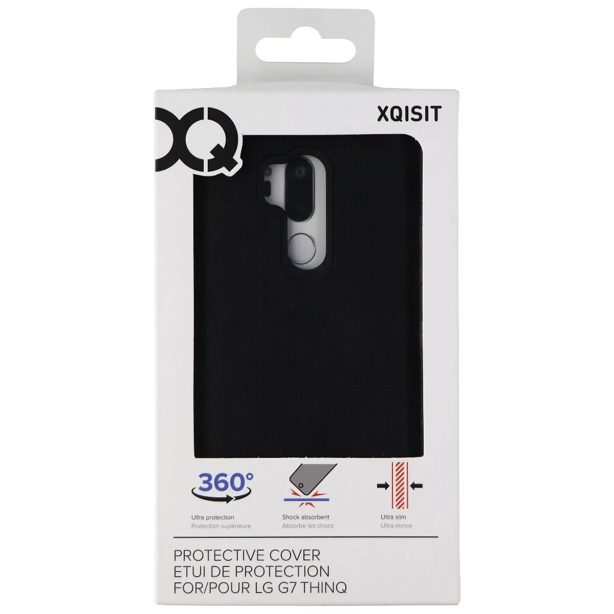 Xqisit Protective Cover for LG G7 ThinQ Smartphones - Black