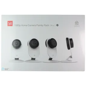 YI (1080p) Home Camera Family Pack (4 Cameras) - White